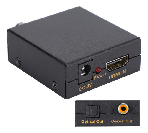 Entrada Hdmi A Convertidor De Salida Coaxial Spdif Extractor