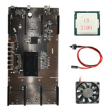 Placa Base Minera Eth80 B75 Bct+cpu I3 2100+ventilador De Re