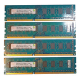 8gb - 4 Memórias Hynix 2gb Ddr3 Pc3-10600u 1333mhz Perfeita