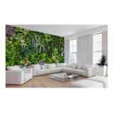 Adesivo De Parede Mural Verde Plantas Folhas M² Xna246