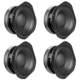 4 Woofer Qvs 6 Polegadas Mgs 6 Medio Linha Premium 250rms