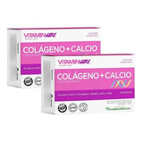 Colágeno Hidrolizado + Calcio Y Vitaminas, X2 = 60 Cápsulas