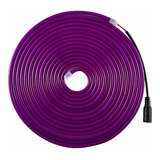 Neon Flex 5m Ip68 12v Sumergible Incluye Fuente Driver 6mm. Color De La Luz Morado