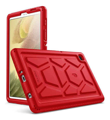 Funda Protectora Poetic Para Galaxy Tab A7 Lite 8.7 (roja)