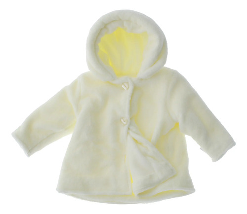 Abrigo Niña Color Hueso Bebe Chamarra Tejida 3600 0 A 4 Años