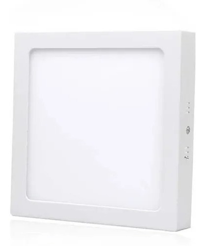 Foco Panel Plafón Led 18w Sobrepuesto Cuadrado