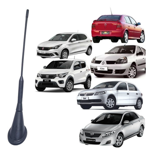 Antena Decorativa Traseira Flex Vw - Gol G3 Ao G6/polo/fox