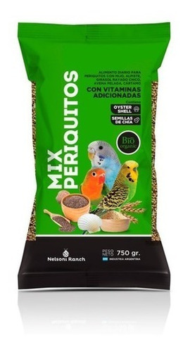 Alimento Para Pericos Mix Periquitos 750gr Mezcla Semillas