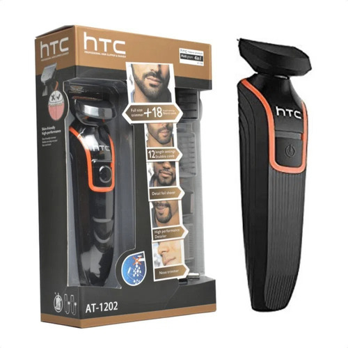 Maquina Barbera Profesional Htc At-1202, 4 En 1 Original