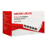 Switch Hub De Mesa 5 Portas 10 100mbps Ms105 Mercusys