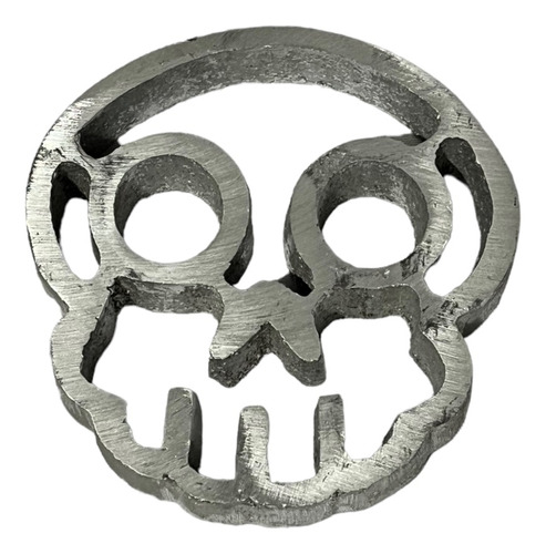 Molde Para Hacer Buñuelo D Aluminio  Calavera Receta +regalo