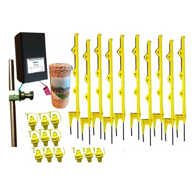 Kit Boyero Defa De Campo 5km Electrico Kit Con Varillas 75m | Envío gratis