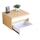 Mesa De Noche Amancio Flotante Nochero Mueble Deco Bandeja