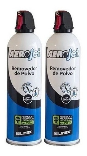 2 Pack Aire Comprimido 660ml Ecologico Silimex Aerojet