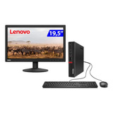 Mini Cpu + Monitor Lenovo Think I7 8 ª 16gb 256gb M2