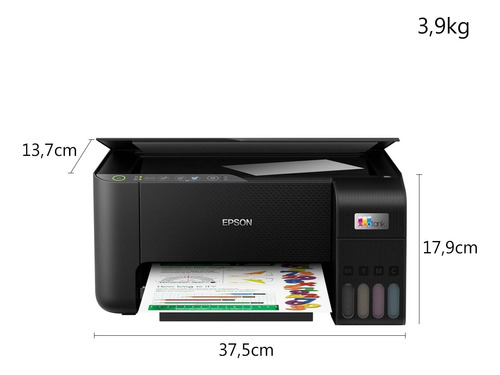 Impressora Epson L3250 + Tinta Genesis Sublimação E Papel Nf