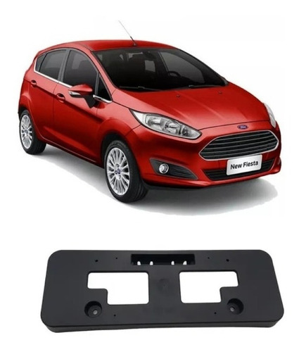 Portapatente Inferior De Ford Fiesta Kinetic 2014 Al 2017