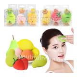 Esponja De Maquillaje Frutas Beauty Blender Base Contorno 