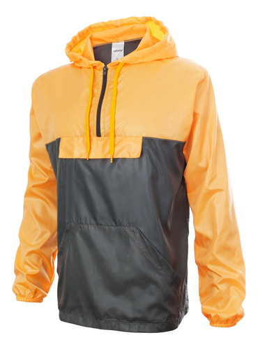 Campera Impermeable Rompeviento Anorak Bolsillo Frontal