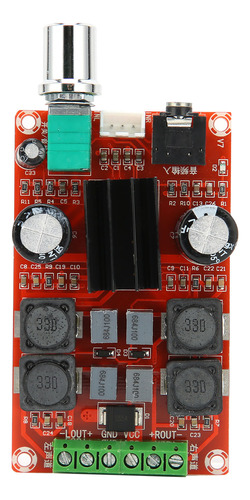 Módulo Amplificador Tarjeta Estéreo De Doble Canal Con Alime