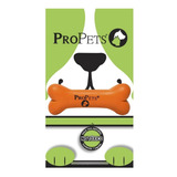 Juguete Para Perro Hueso Macizo Ch De Hule Natural Propets Color Naranja