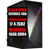 Pc Gamer I7 9 Geração / Placa Video 4gb / 16g Ddr4 / Ssd 480