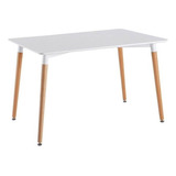 Mesa Velvet Eames Dsw Rectangular Mdf Laqueado 160x80cm