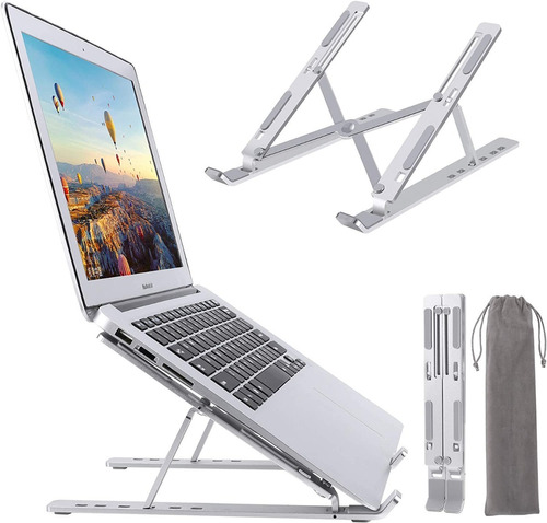 Soporte Base Para Notebook Macbook Metal Ergonómica Laptop