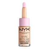 Base De Maquillaje Líquida Nyx Professional Makeup Nyx Bare With Me Skin Serum Nyx Tono Light - 43floz 12.6g