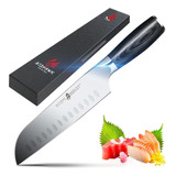 Cuchillo Tuo  Santoku De 7 Pulgadas,  De Chef Japonés,  Cjc