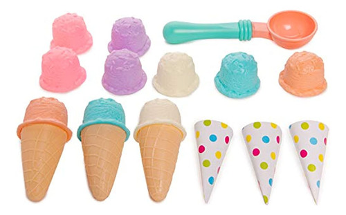 Toy Chef Ice Cream Ver Juegos, Helados Y Conos De Juego De S