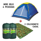 Barraca Camping Iglu 4 Pessoas Mor + 2 Colchonete Casal