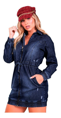 Vestido Parka Feminina Pit Bull Jeans  Original Ref 41385