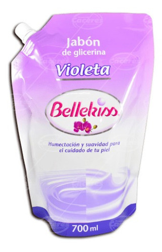 Jabon De Glicerina Violeta Bellekiss 700ml( 2uni)-super