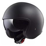 Casco Abierto Ls2 Abierto 599 Spitfire Negro En Msp