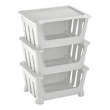 Canasta Organizadora  Rimax Gris Hielo