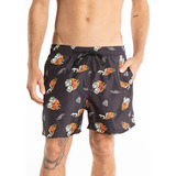 Short De Baño Rusty Casino Fire Hombre Boardshort