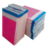 Saco Plástico Envelope Segurança C Bolha Rosa Pink 32x40 50u