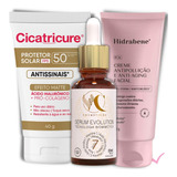 Protetor Solar Cicatricure Serum Vitamina C Hidrabene Rosto