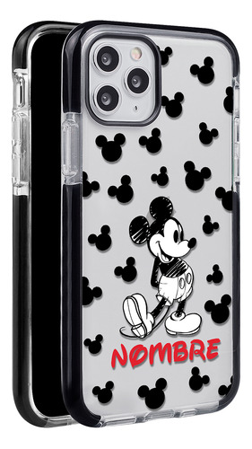 Funda Para iPhone Mickey Mouse Personalizado Tu Nombre