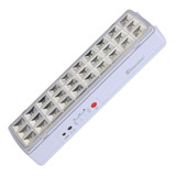 Luz De Emergencia Led Interelec 30 Leds Automonia 14 Hs Color Blanco