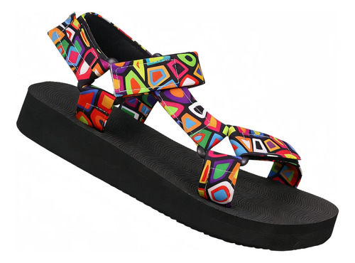 Sandalias Huaraches Dama Plataforma Ajustable Cómoda Mujer