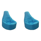 Perfect 2 Piezas Xxl Sillón Reclinable Juego Beanbag