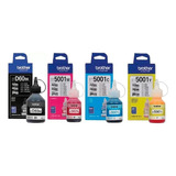 Kit De Tinta Brother X4 Colores Original Btd60bk Bt5001