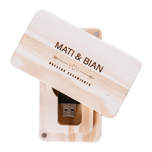 Caja Para Pendrive Porta Estuche Pen Drive Con Logo Grabado