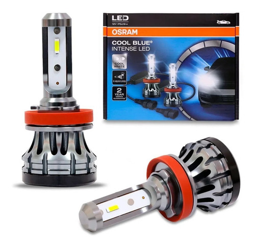 Kit X2 Lamparas Led Osram 6000k Cool White 12v H8 H11 H16