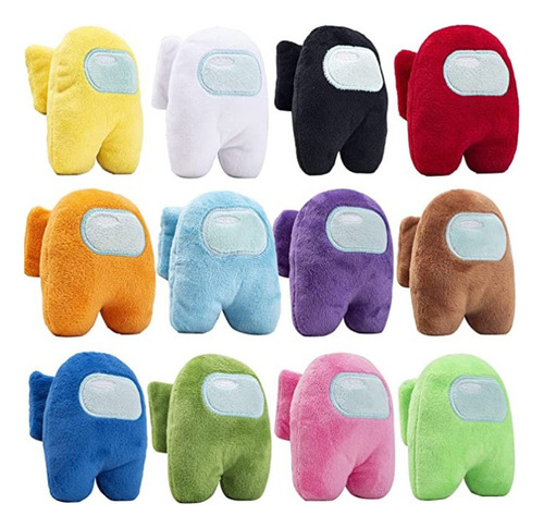 Juego De 12 Modelos De Peluche De Among Us 2024