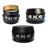 Kit Pomada, Pasta Y Cera Mix Para Cabello 4x4 -  100 G C/u