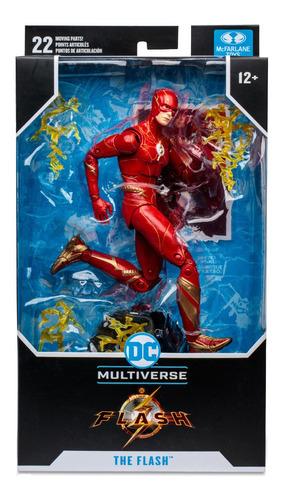 Figura De Acción Dc Multiverse The Flash 12 Pulgadas