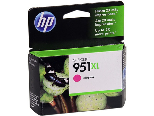 Cartucho De Tinta Hp 951xl Magenta Original (cn047al).